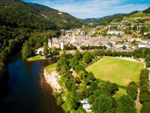 vue lot et village entraygues sur truyere