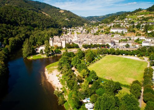 vue lot et village entraygues sur truyere